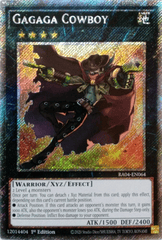 Gagaga Cowboy - RA04-EN064 - (Platinum Secret Rare) - 1st Edition